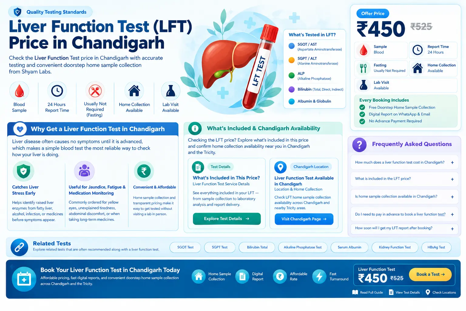 Liver Function Test (LFT) Price in Chandigarh