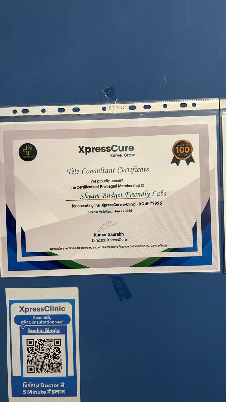 Tele-Consultant Certificate